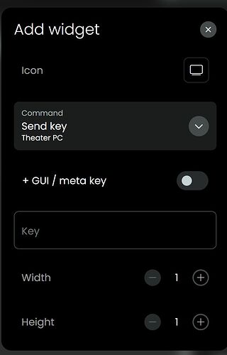AddWidget