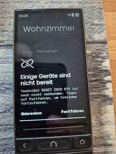 Fernsehen-Fehler-Einschalten