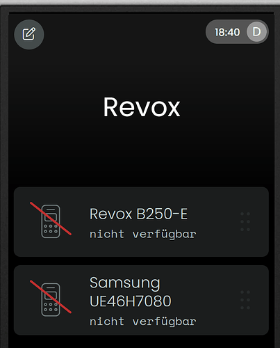Harmony Hub Devices on Remote 3 - on screen
