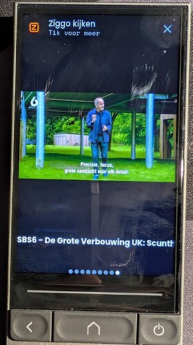 Ziggo Next Mini Media Fullscreen