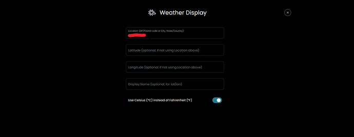 Weather Display Screenshot 2