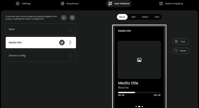 Activity user interface custom screen 2